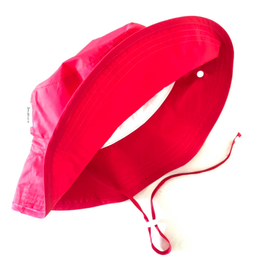 Kids Primary School Bucket Hat - UPF 50+ Red