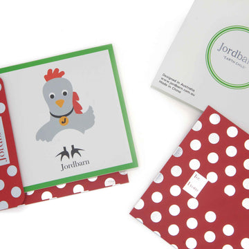 Gift card - rooster - Jordbarn