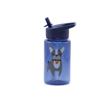 Water bottle - dog - indigo - Jordbarn