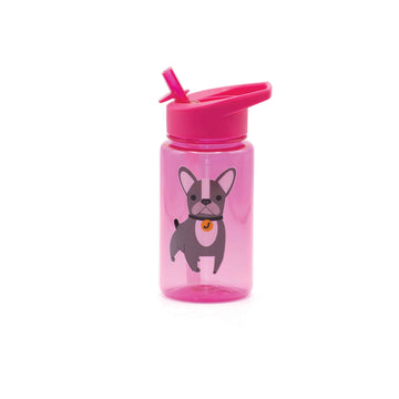 Water bottle - dog - magenta - Jordbarn