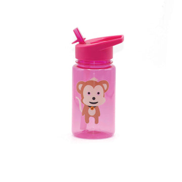 Water bottle - monkey - magenta - Jordbarn